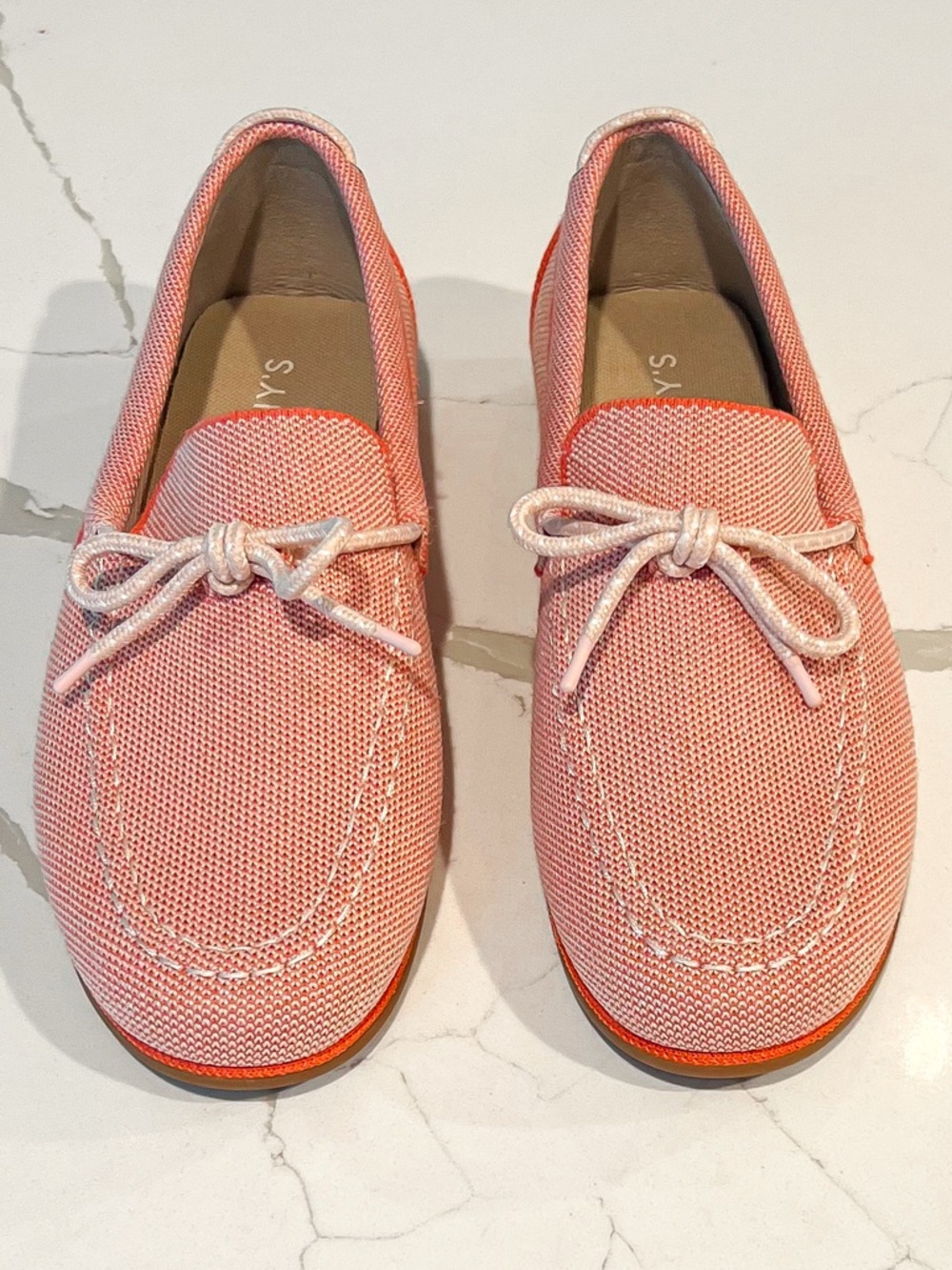 Rothy's The Boat Shoe Sunbaked Pink Loafer Womens Sz &.5